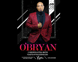 O'Bryan at Yoshi's in Oakland, CA flyer