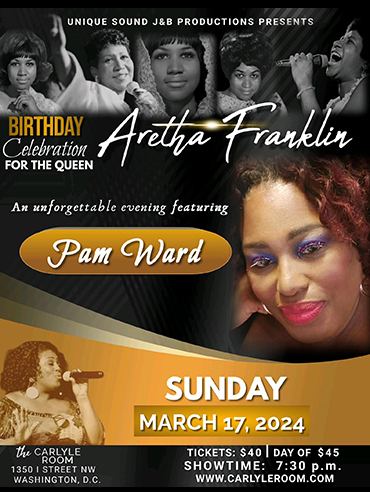 Aretha Tribute at the Carlyle Room flyer