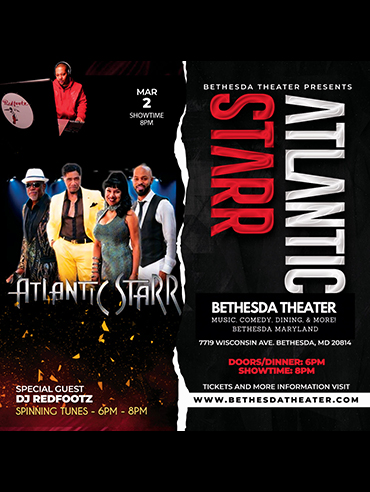 Atlantic Starr Bethesda Theater flyer