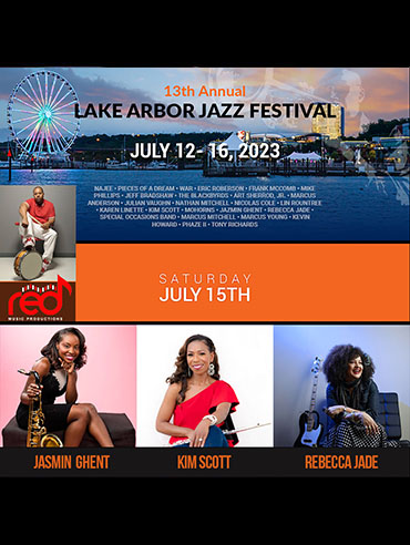 Lake Arbor Jazz Fest flyer