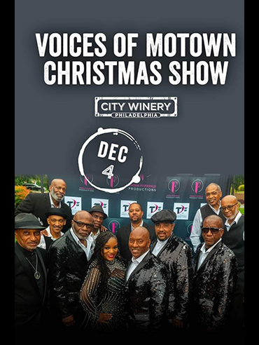 Voices of Motown Christmas City Winery PA flyer
